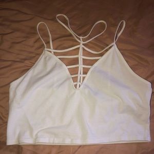 White Crop Top